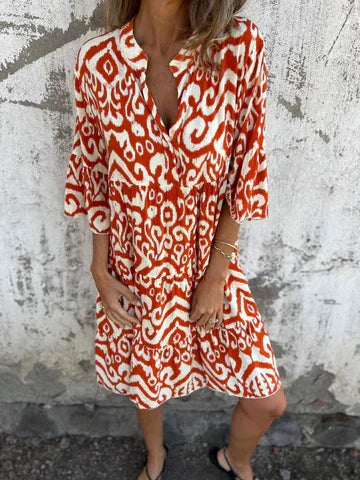 M&H | Tiered Midi Dress
