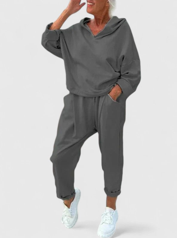 M&H | Hooded Relaxed-Fit Sweatshirt Set