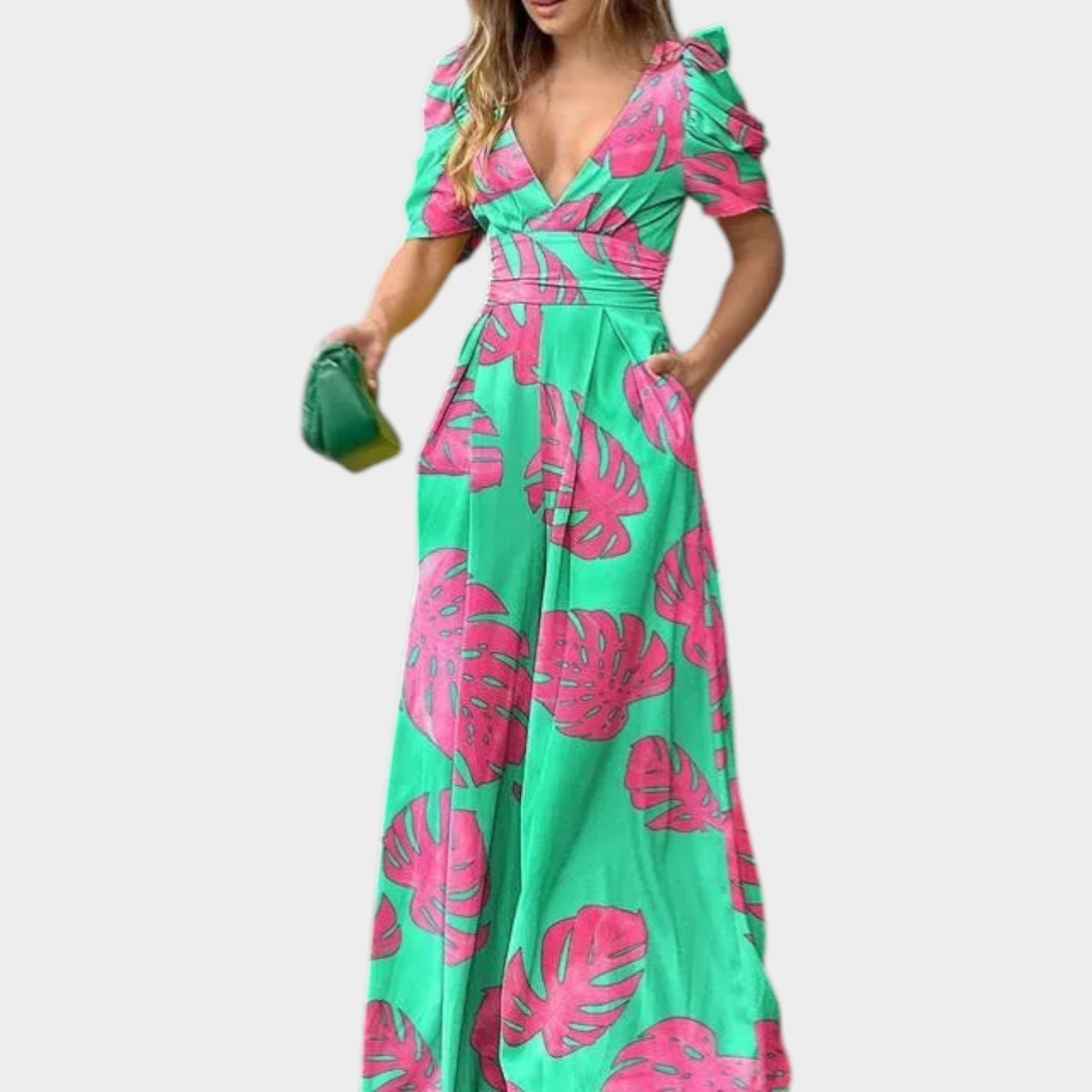 Sienna | Abstract Print Maxi Dress
