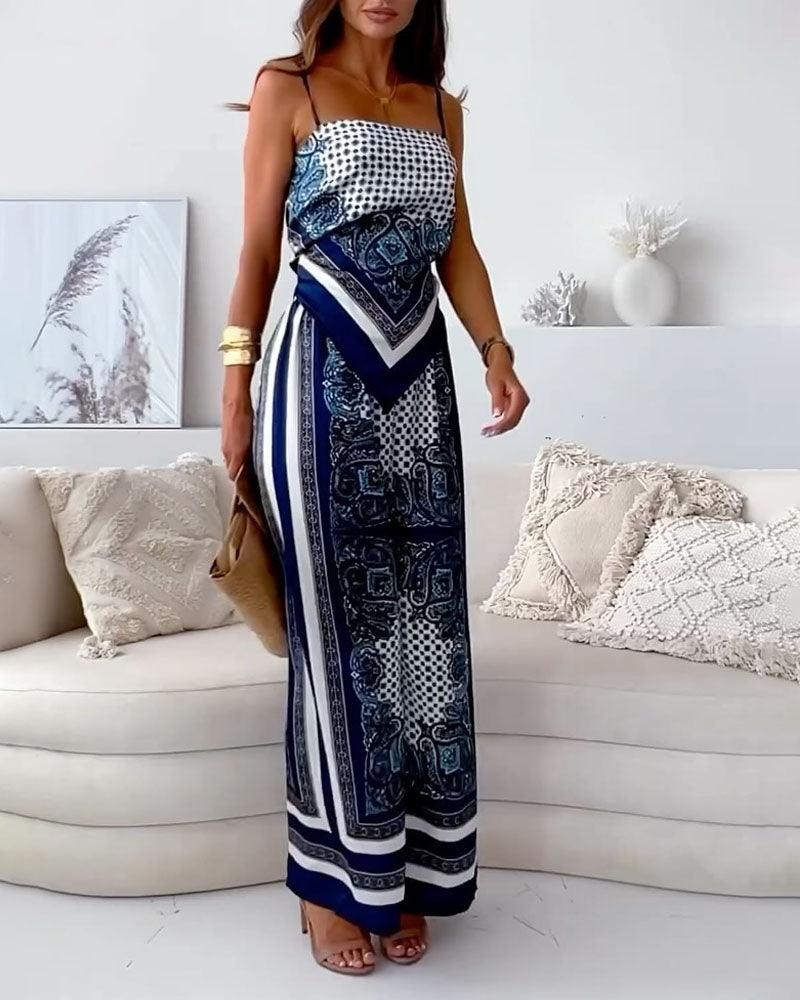 M&H | Lace-Up Vest & Pants Set