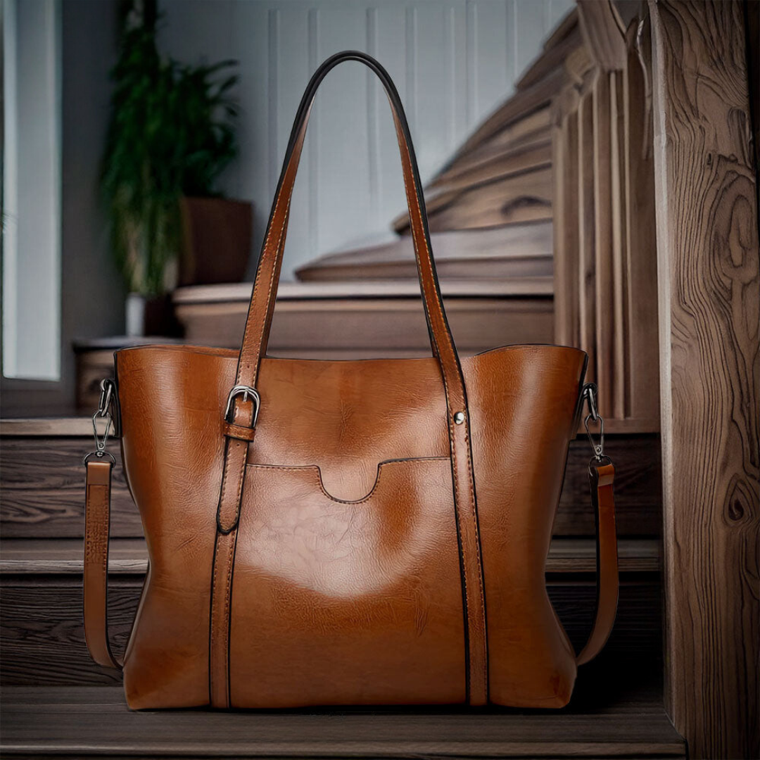 Elmont | Vegan Leather Convertible Tote Crossbody Bag