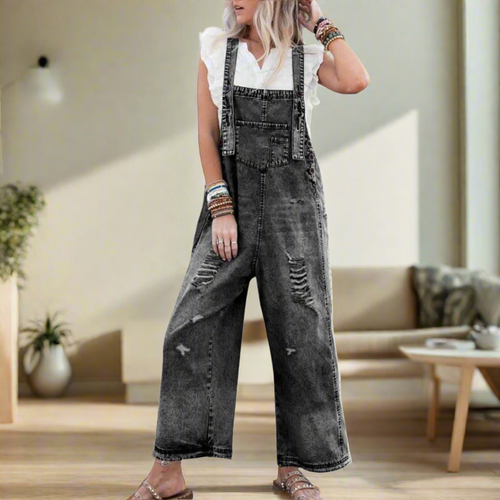 Elmont | Vintage Wash Adjustable Jumpsuit