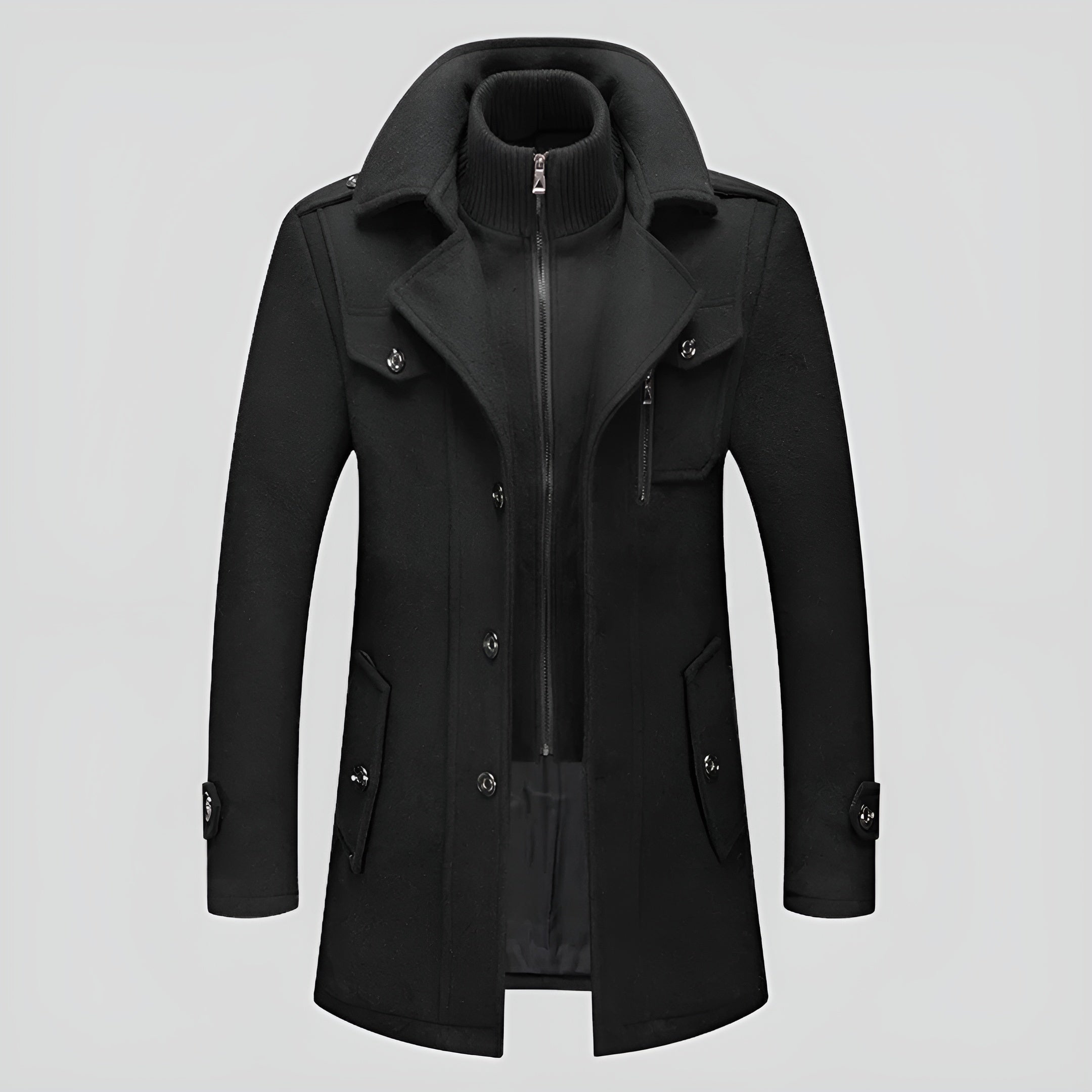 Elmont | Wool Blend Overcoat
