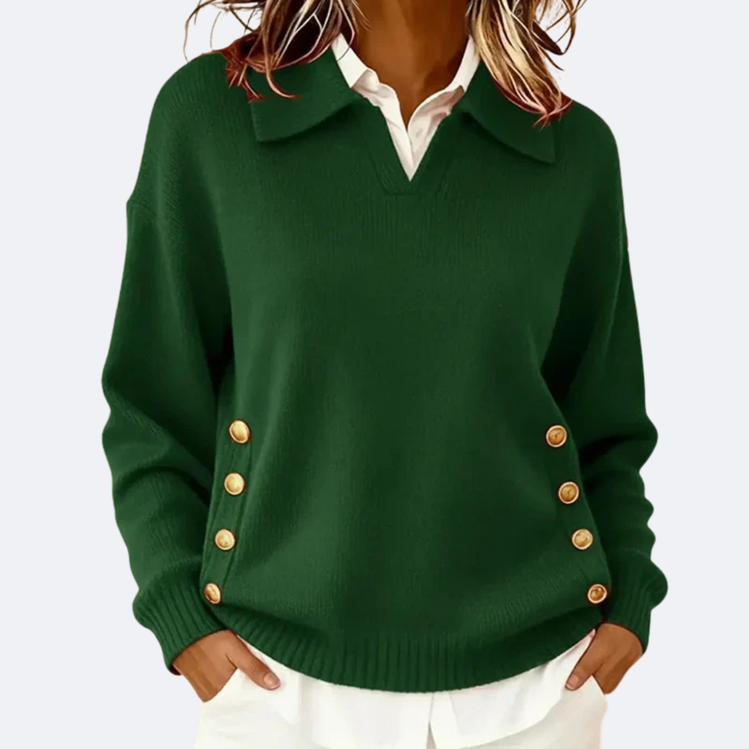Elmont | Knit Polo Sweater