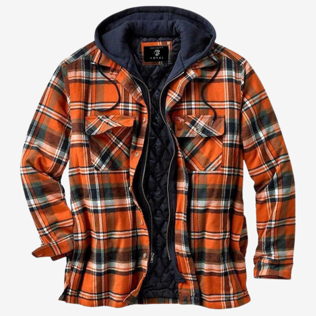 Elmont | Hooded Flannel Jacket