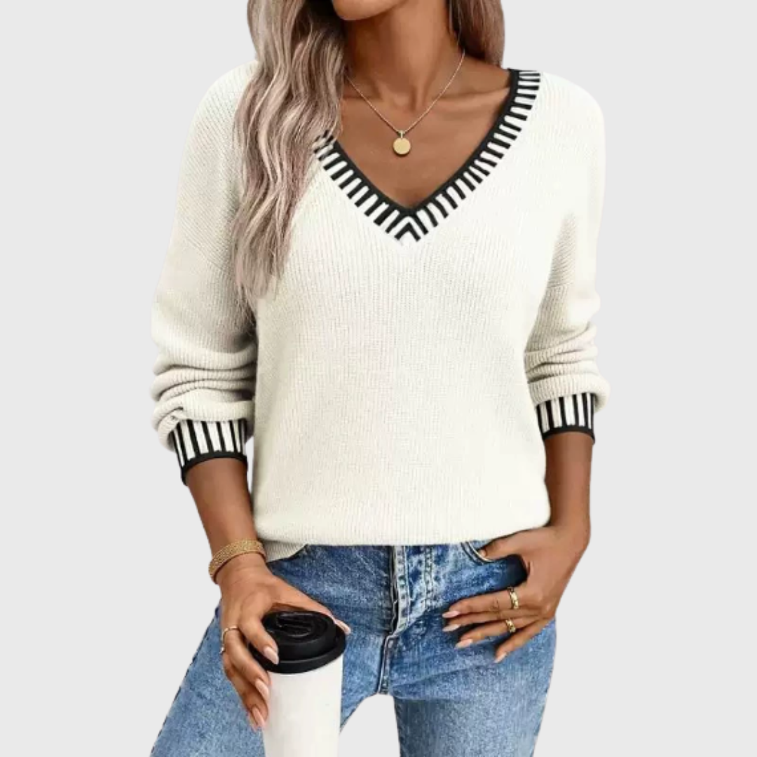 Elmont | Soft Knit V-Neck Sweater