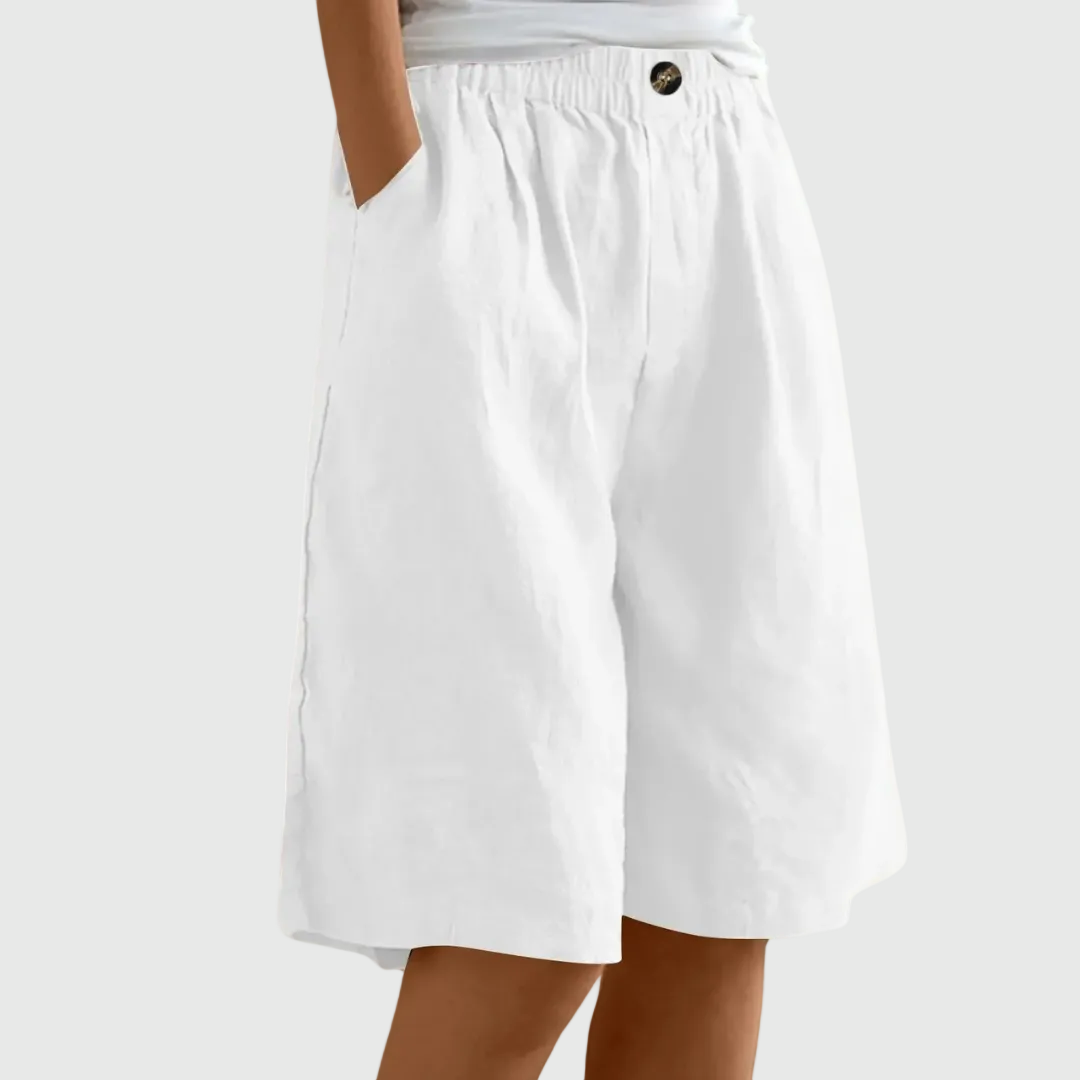 Elmont | Knee-Length Elastic-Waist Shorts