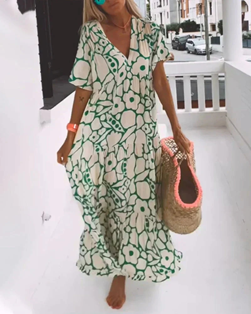 Imani | V-Neck Maxi Dress