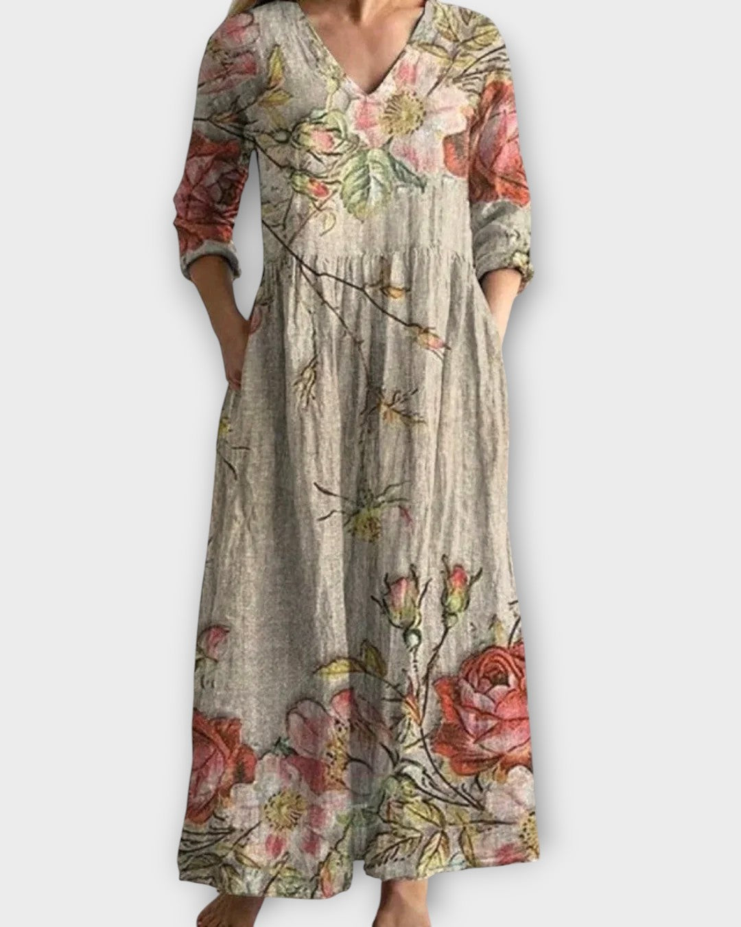 Nadia | Maxi Dress - Vintage Floral
