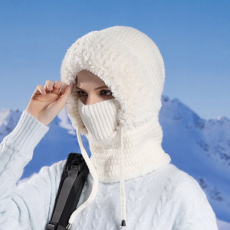 Elmont | 3-in-1 Knitted Beanie with Neck Warmer