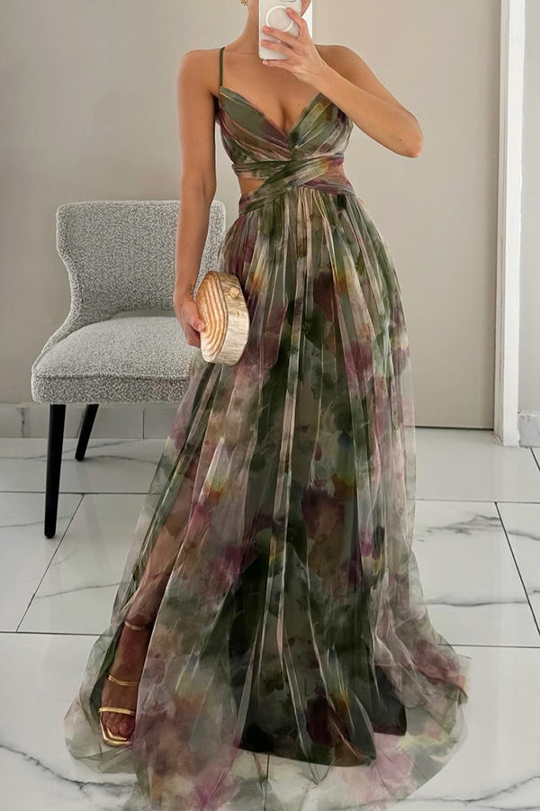 M&H | Spaghetti Strap Gown