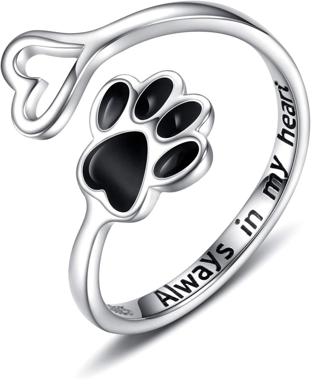 Elmont | Paw Print Infinity Ring