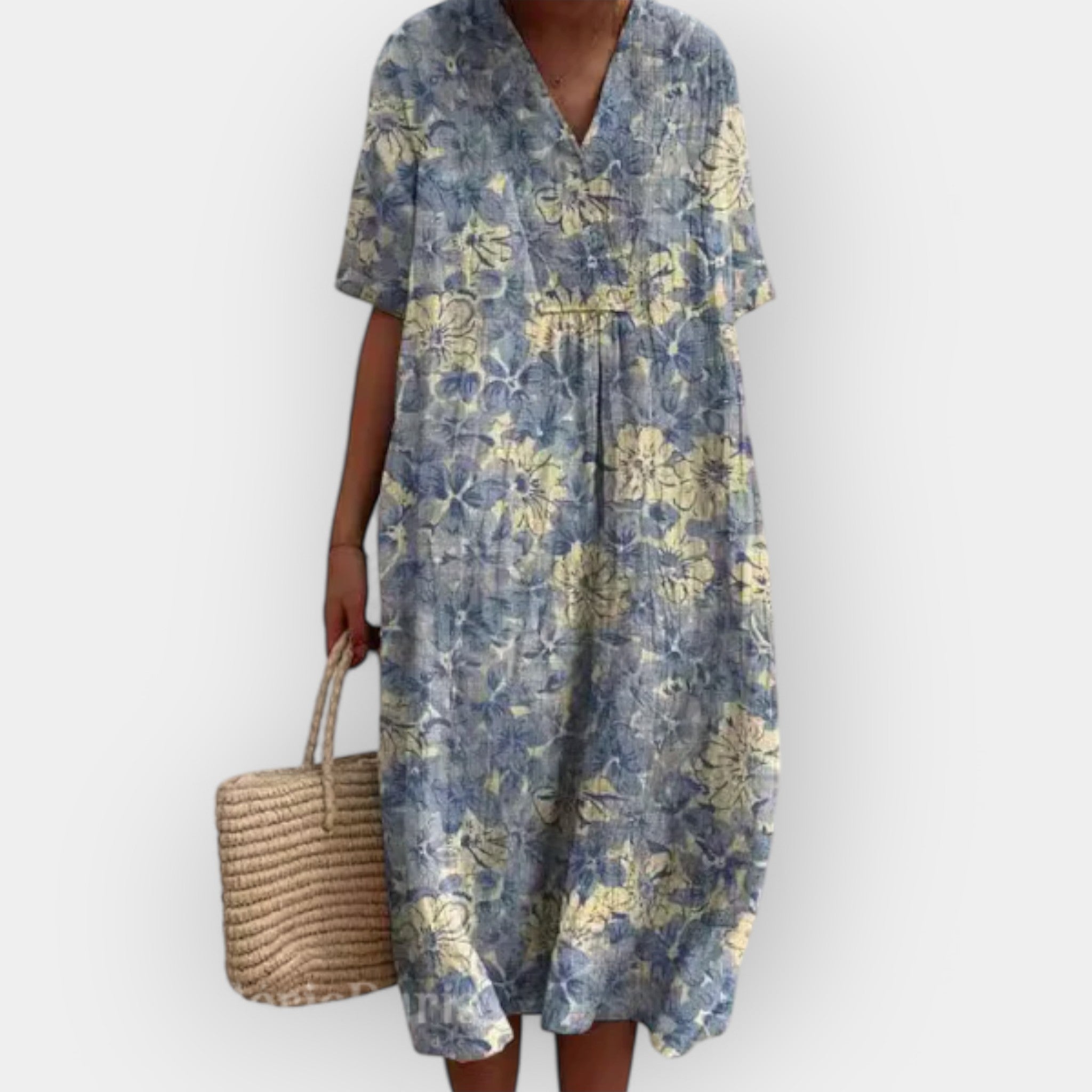 Monica | Floral Breathable Cotton Sundress