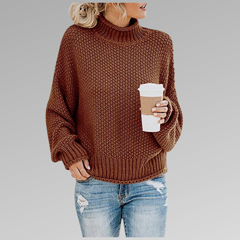 Elmont | High-Neck Knit Sweater
