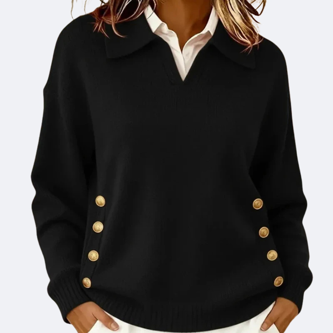 Elmont | Knit Polo Sweater