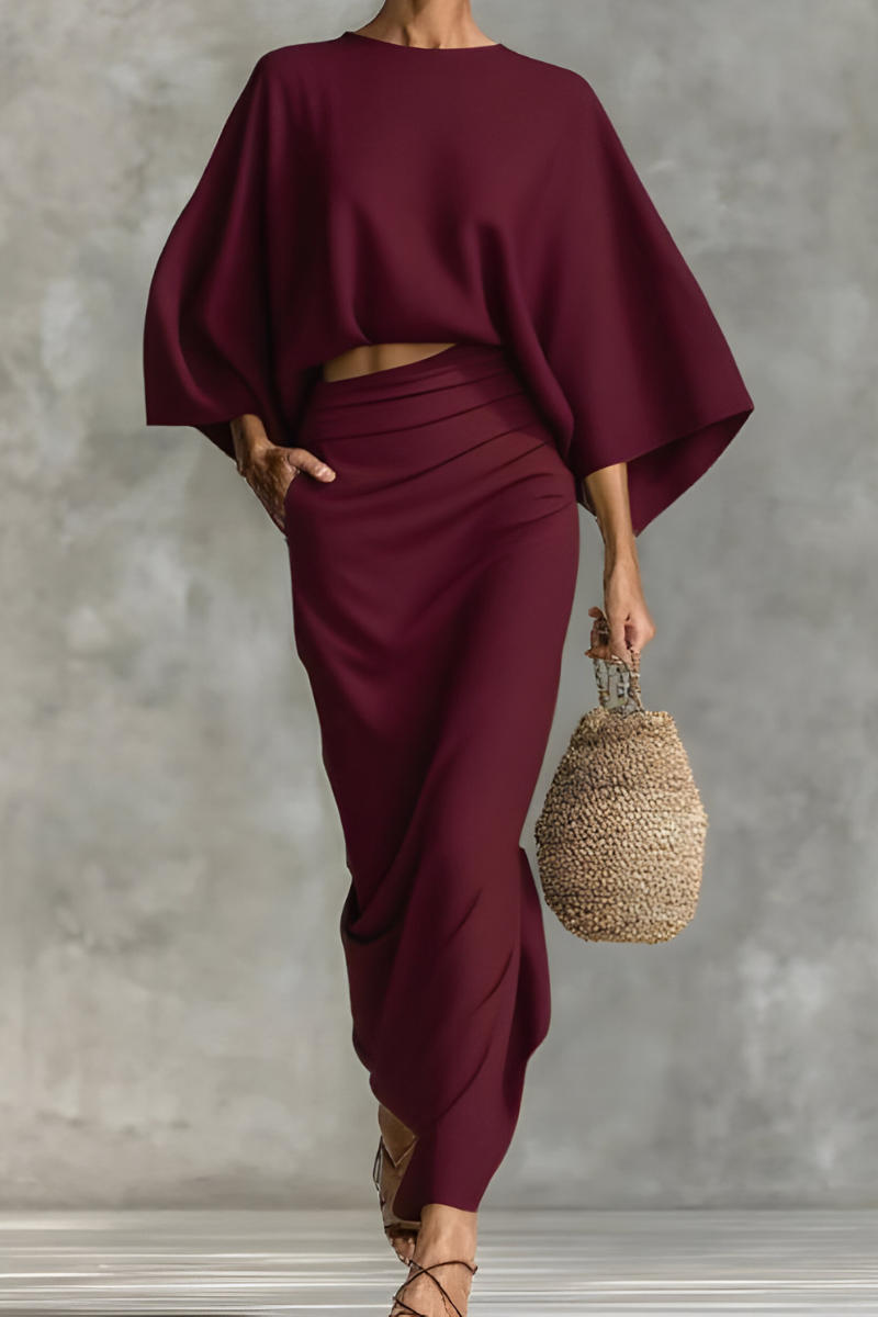 Elmont | Two-Piece Top and Skirt Set