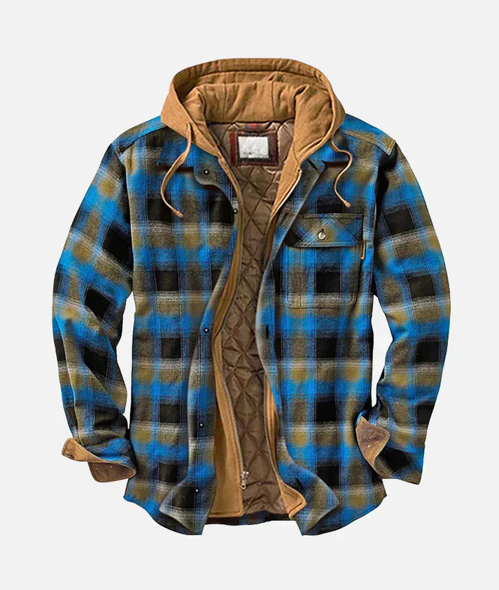 Elmont | Plaid Patchwork Blazer