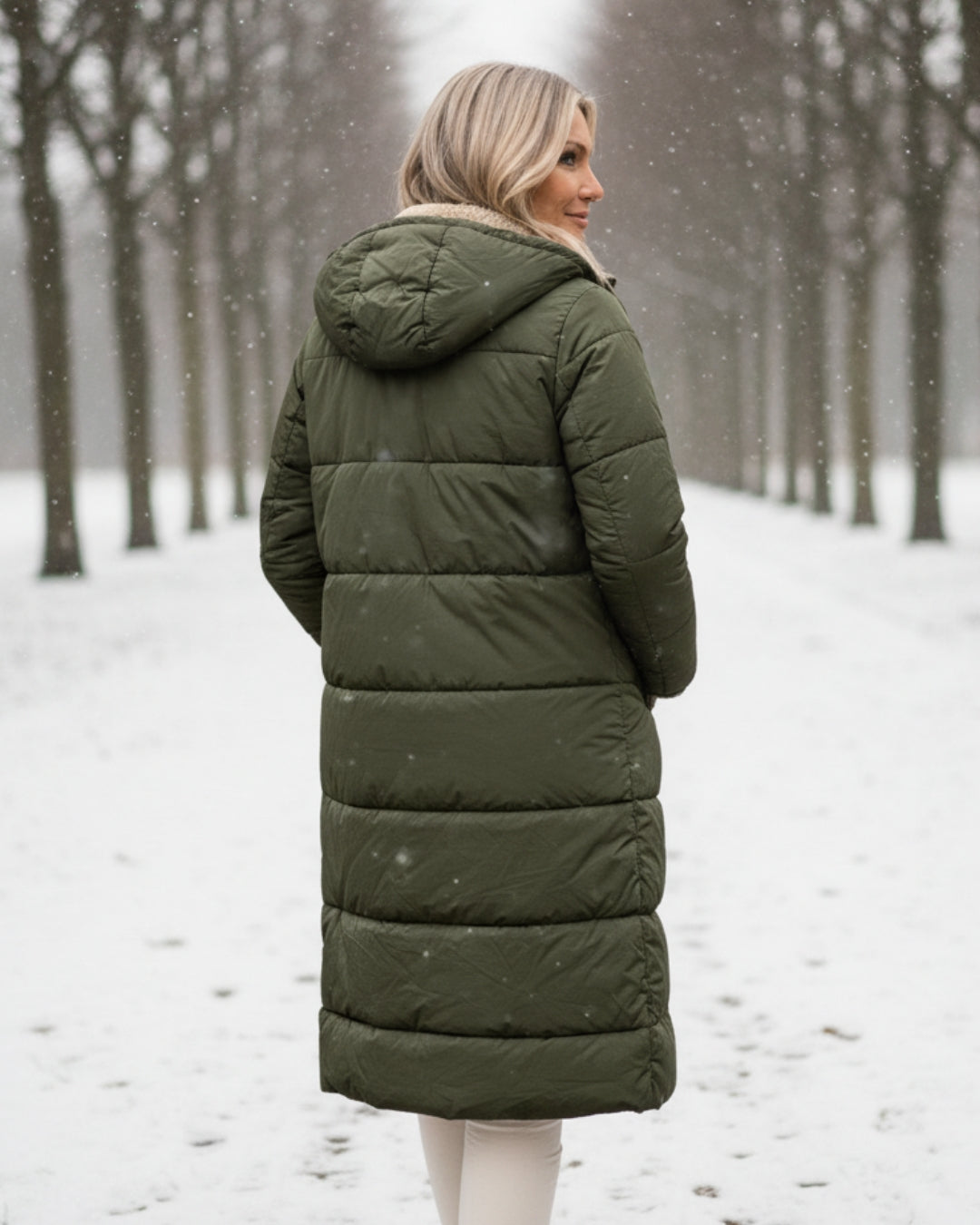 Elmont | Reversible Quilted Sherpa Coat