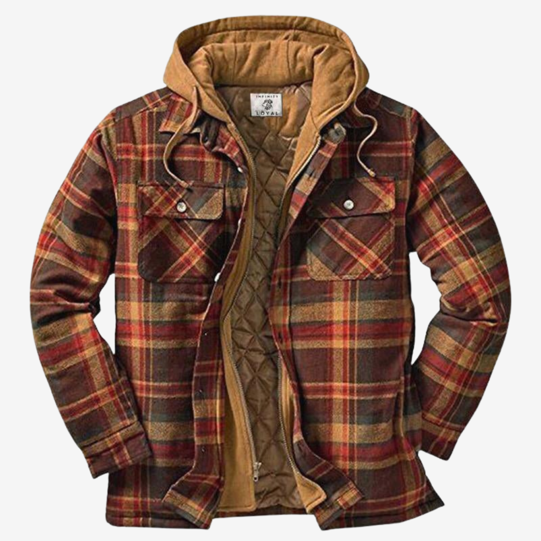 Elmont | Hooded Flannel Jacket