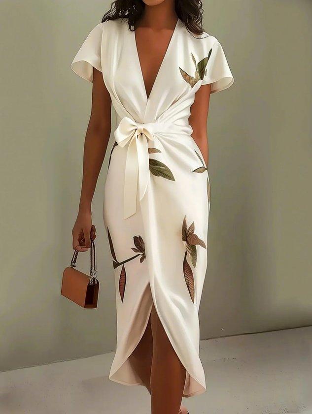 M&H | Satin Midi Dress