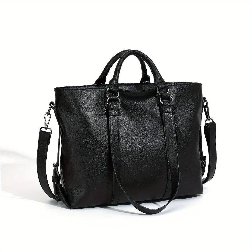 Elmont | Faux Leather Shopper Tote