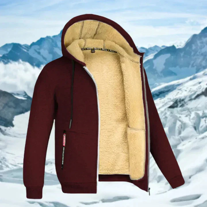 Elmont | Hooded Fleece-Lined Winter Jacket