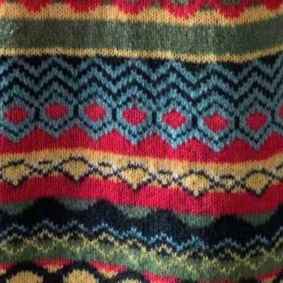 Elmont | Wool-Blend Nordic Shoulder Sweater
