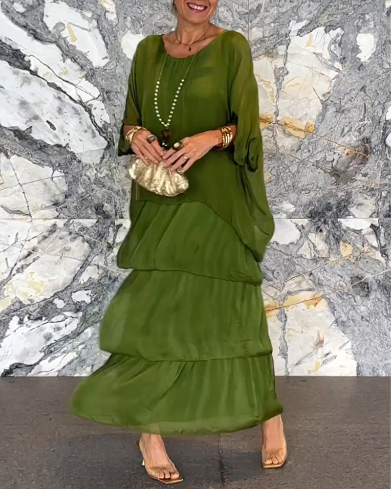 M&H | Tiered Maxi Dress