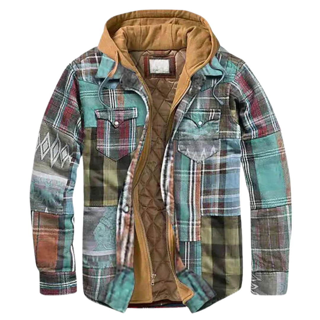 Elmont | Plaid Patchwork Vest