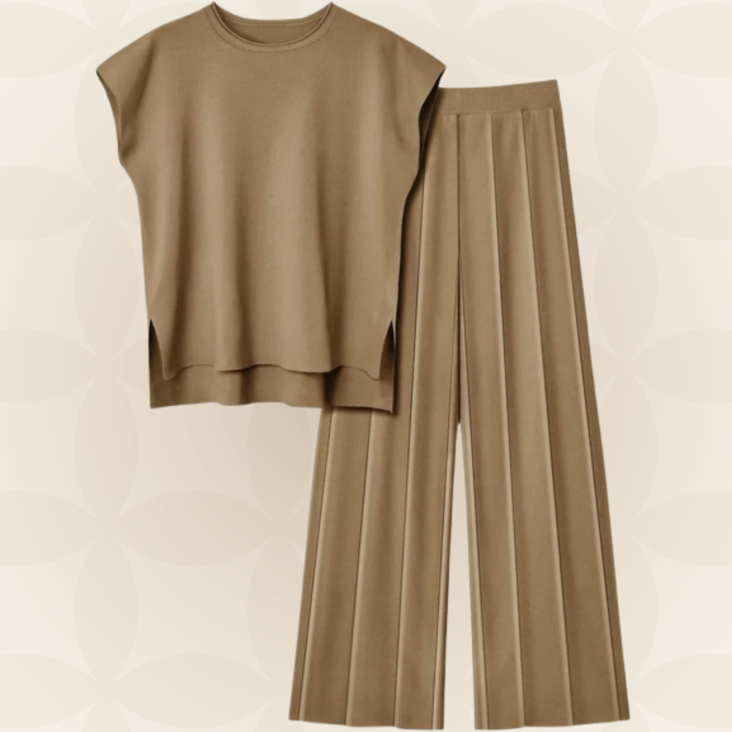M&H | Two-Piece Set with Wide-Leg Pants