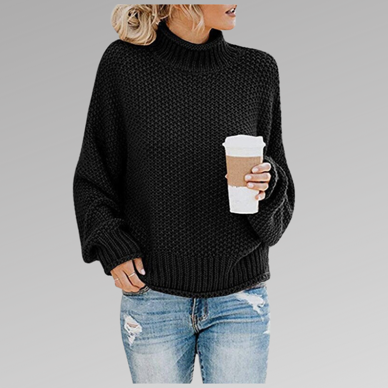 Elmont | High-Neck Knit Sweater