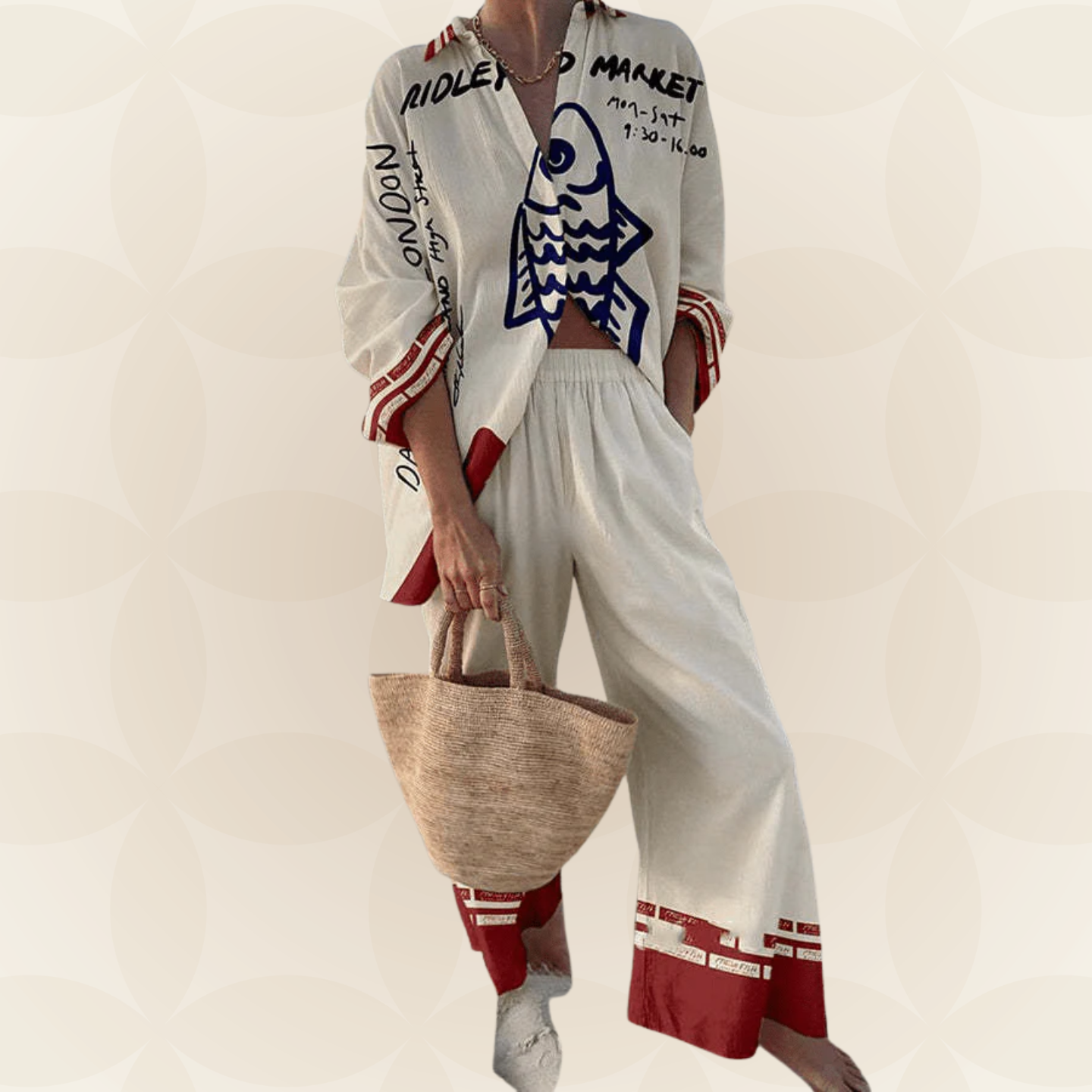 M&H | Linen-Cotton Shirt & Pants Set