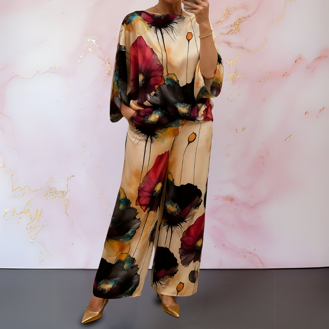 M&H | Satin Two-Piece Set