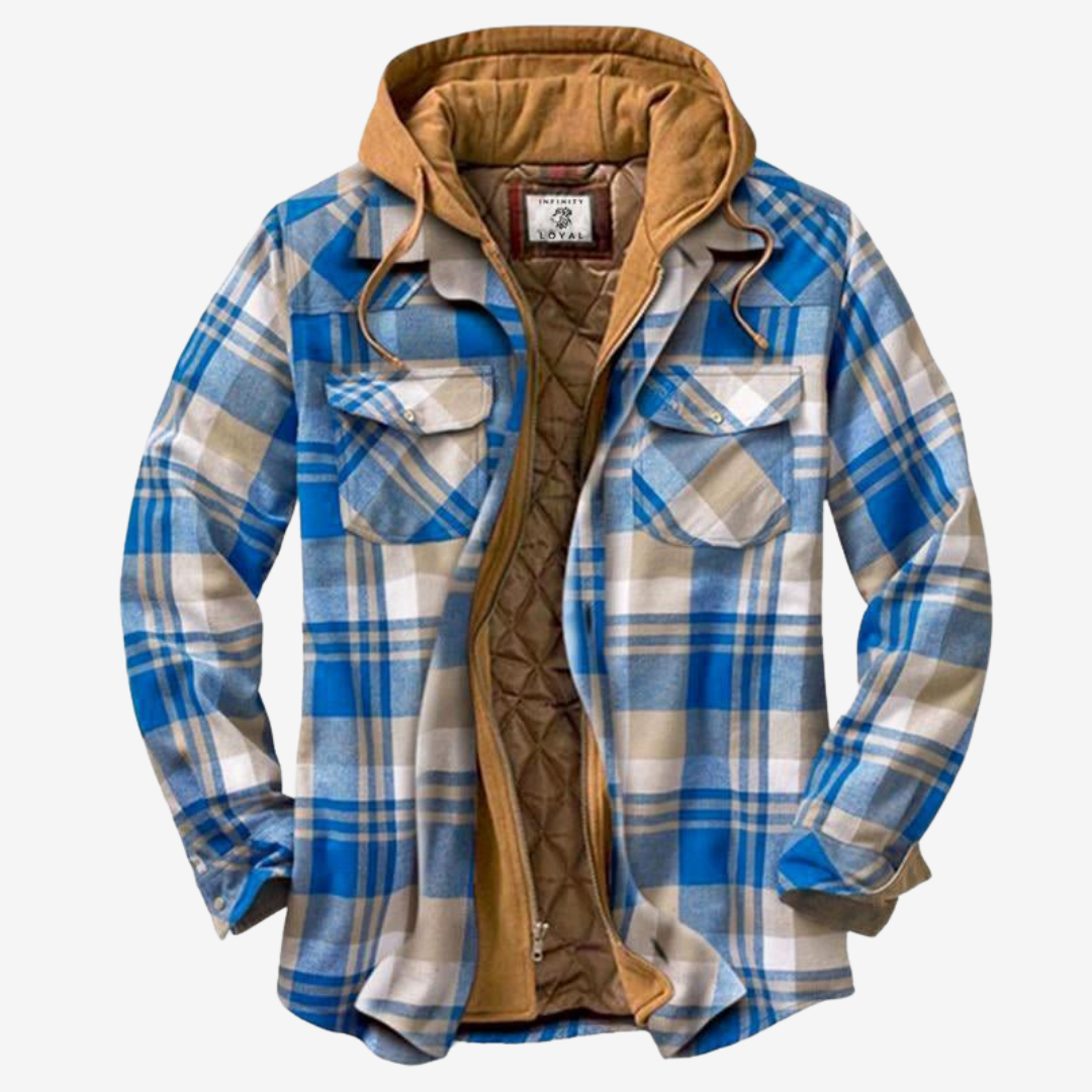 Elmont | Hooded Flannel Jacket