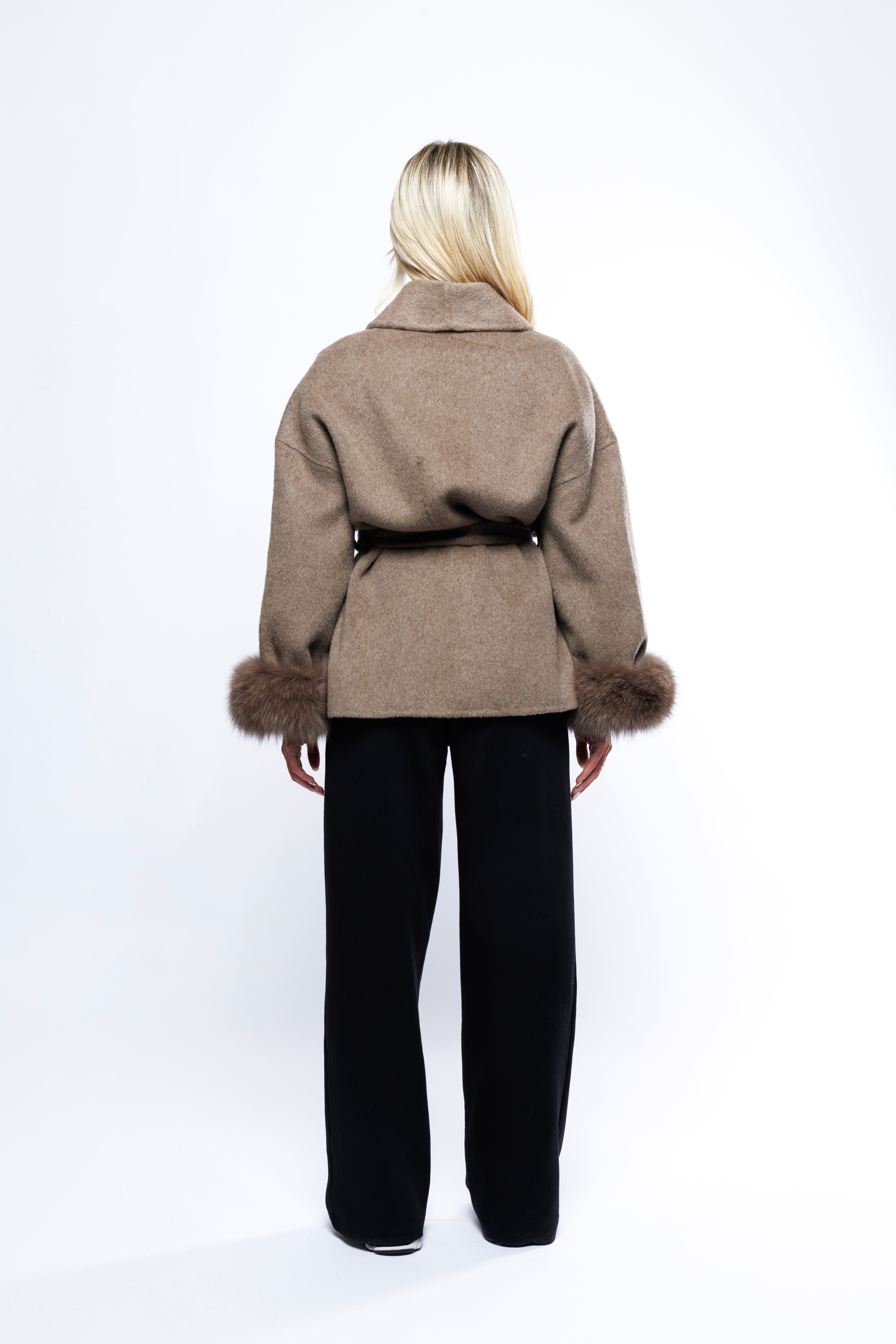 Elmont | Belted Wool-Blend Coat