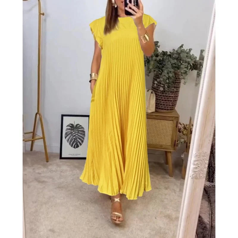 M&H | Pleated Maxi Dress