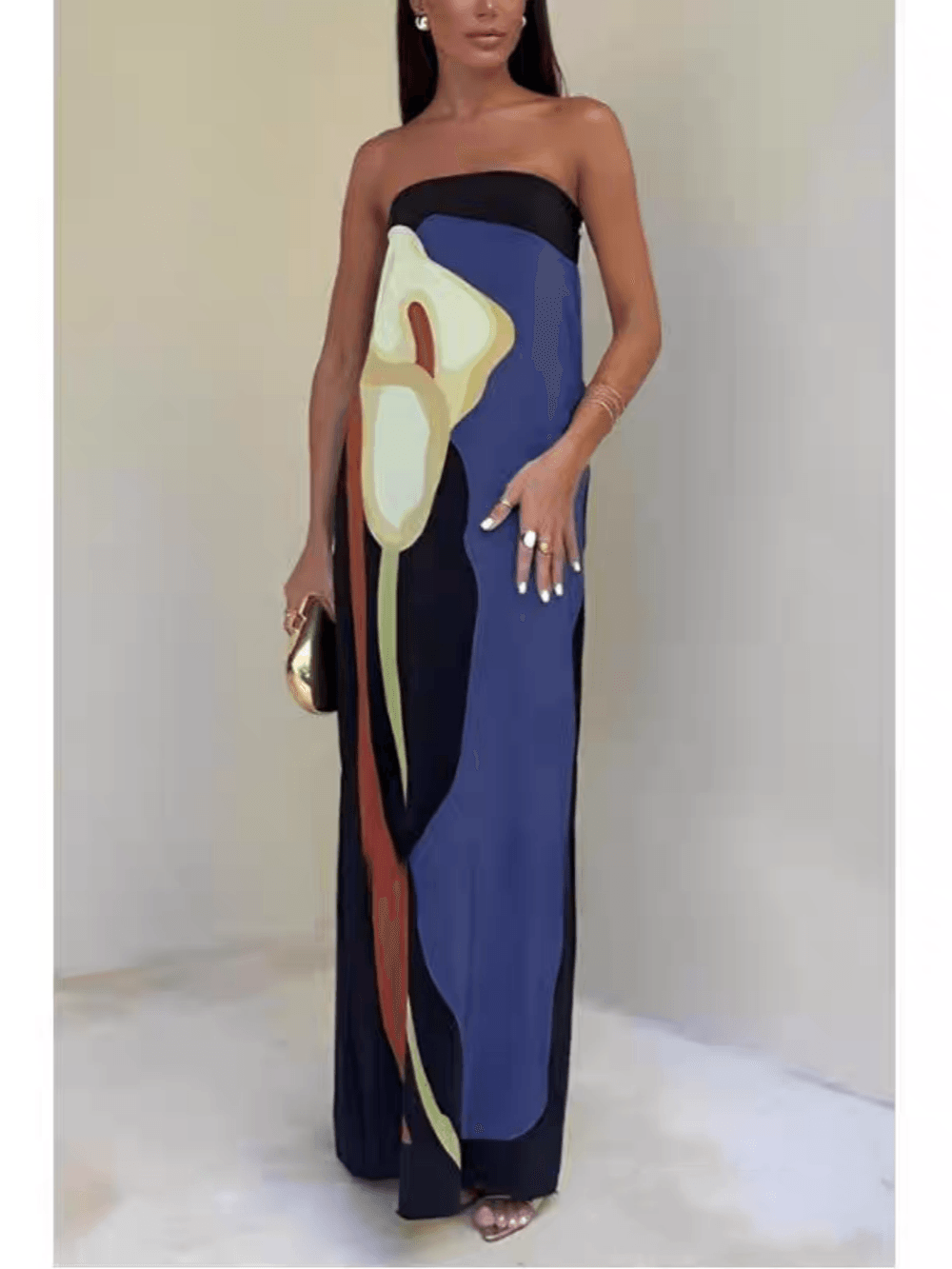 M&H | Strapless Maxi Dress