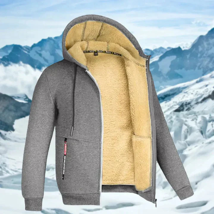 Elmont | Hooded Fleece-Lined Winter Jacket