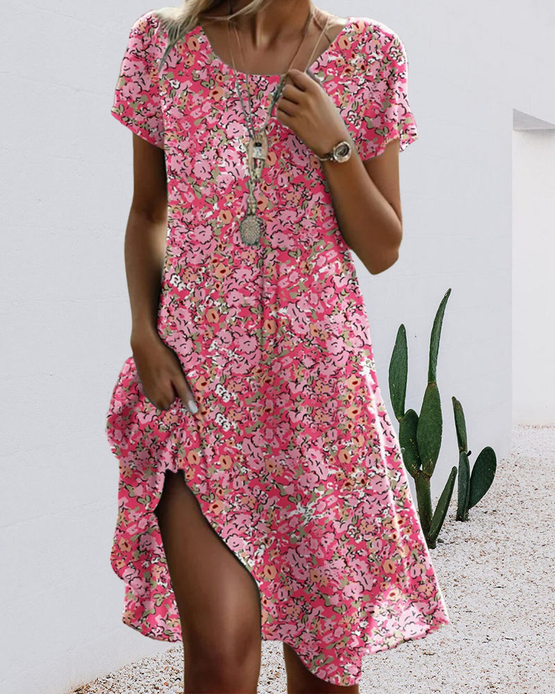 M&H | Printed A-Line Dress