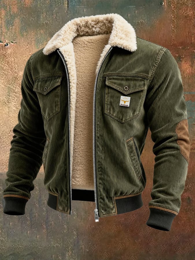 Elmont | Men's Vintage Patchwork Utility Jacket