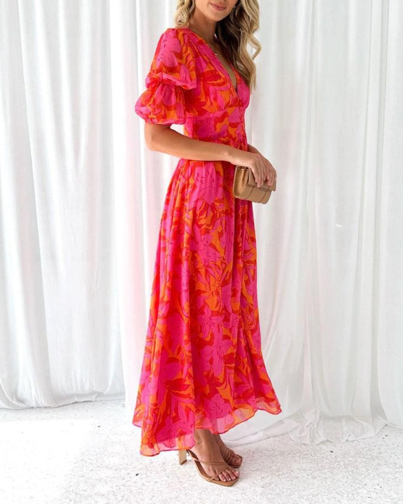 M&H | V-Neck Maxi Dress