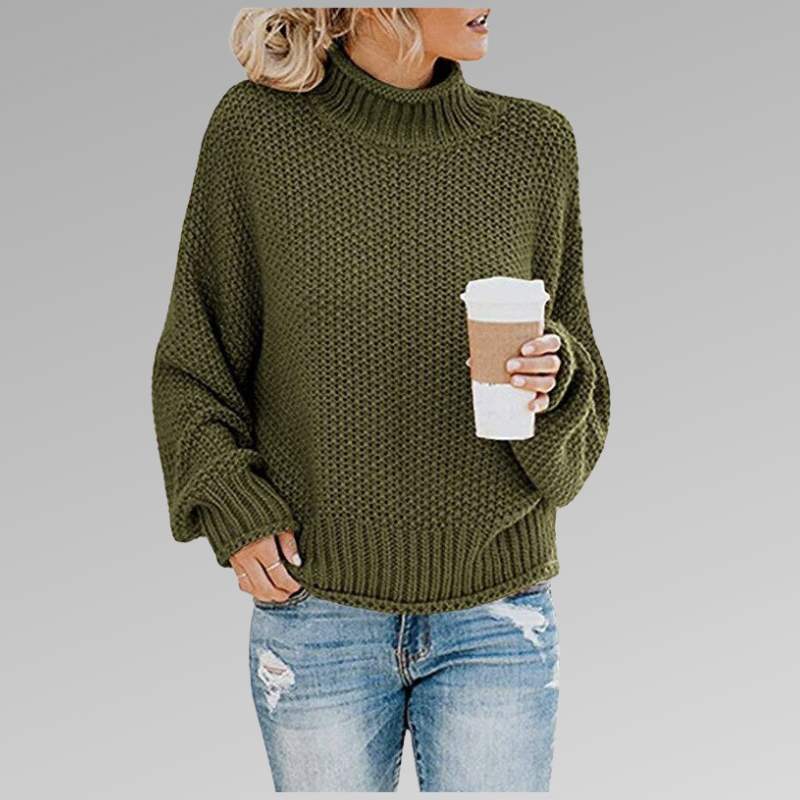 Elmont | High-Neck Knit Sweater