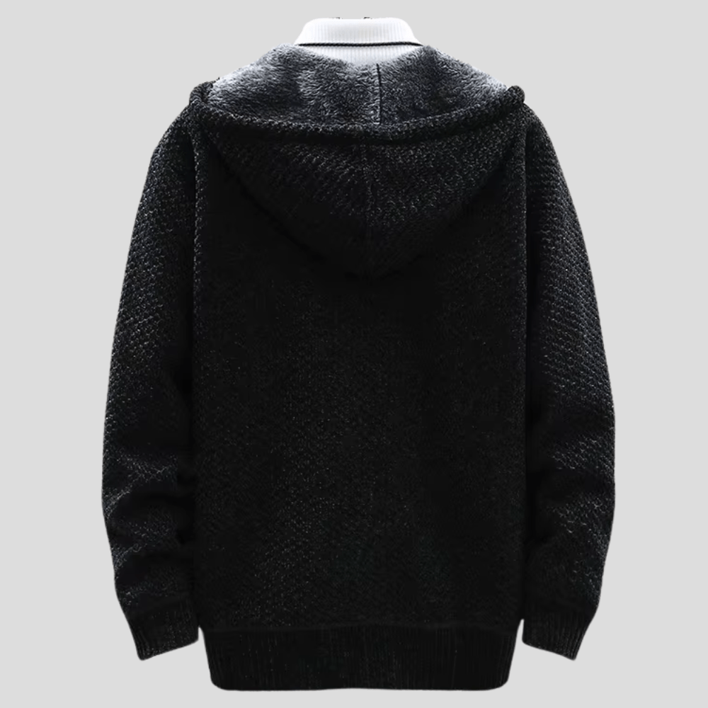 Elmont | Fleece-Lined Knit Full-Zip Hoodie