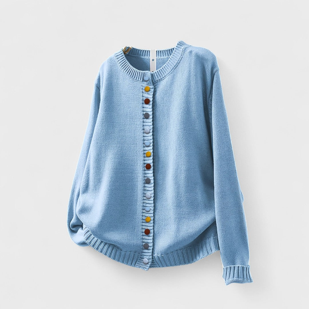 Elmont | Button-Detail Knit Cardigan