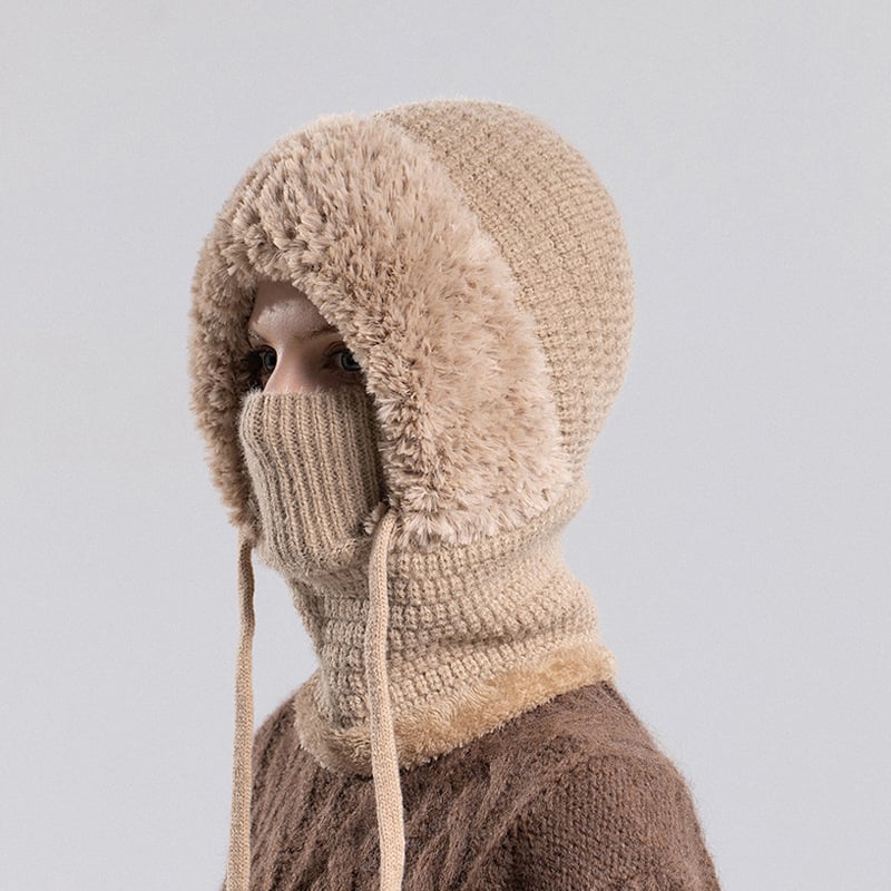Elmont | 3-in-1 Knitted Beanie with Neck Warmer