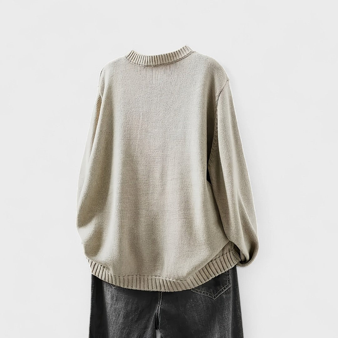 Elmont | Button-Detail Knit Cardigan