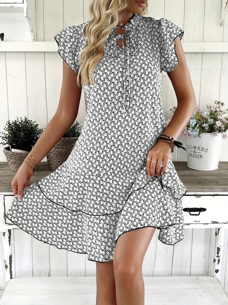 M&H | Tie-Neck Dress