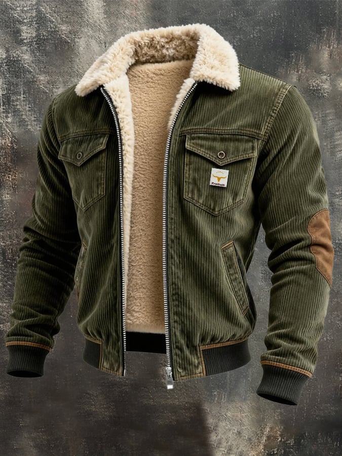 Elmont | Men's Vintage Patchwork Utility Jacket