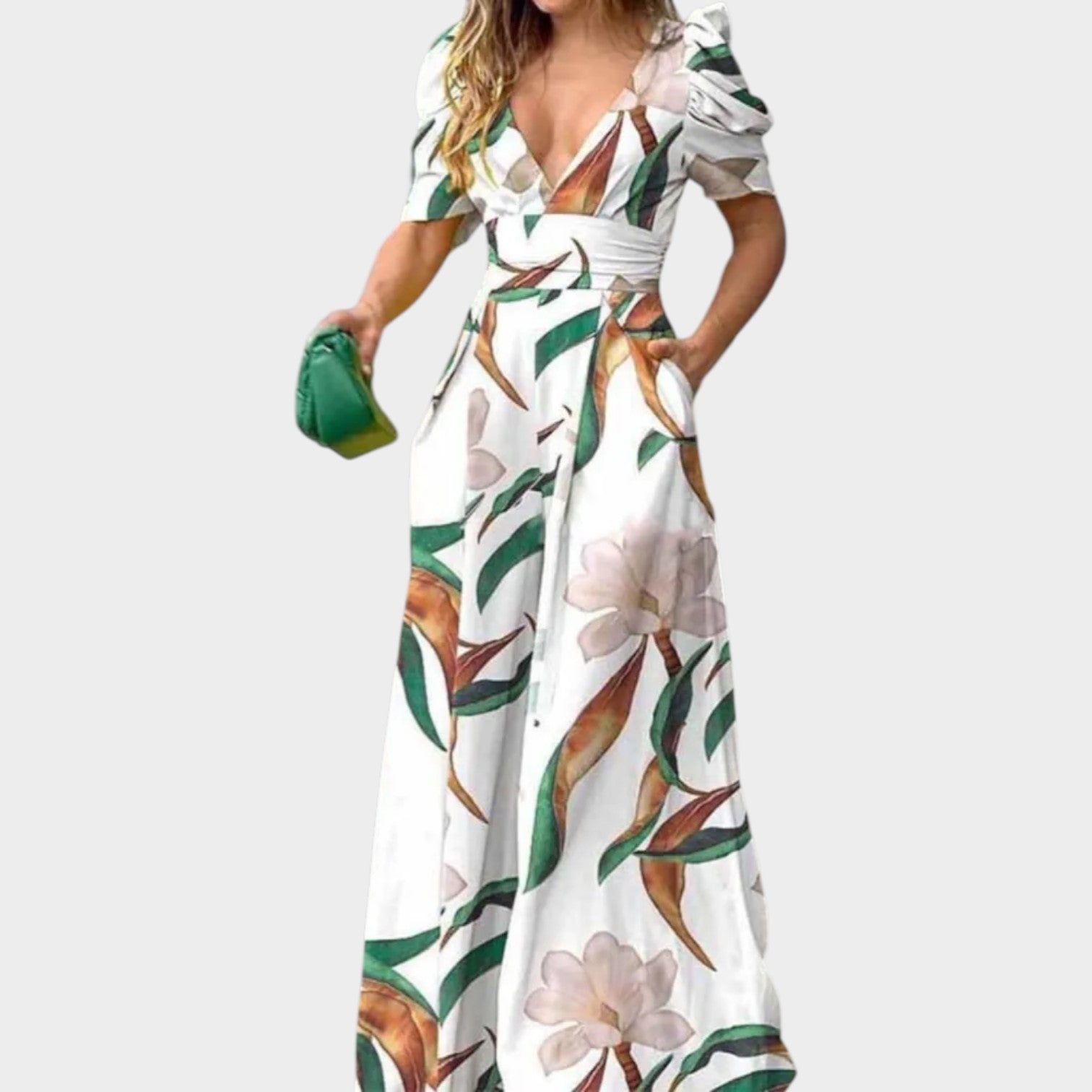 Sienna | Abstract Print Maxi Dress