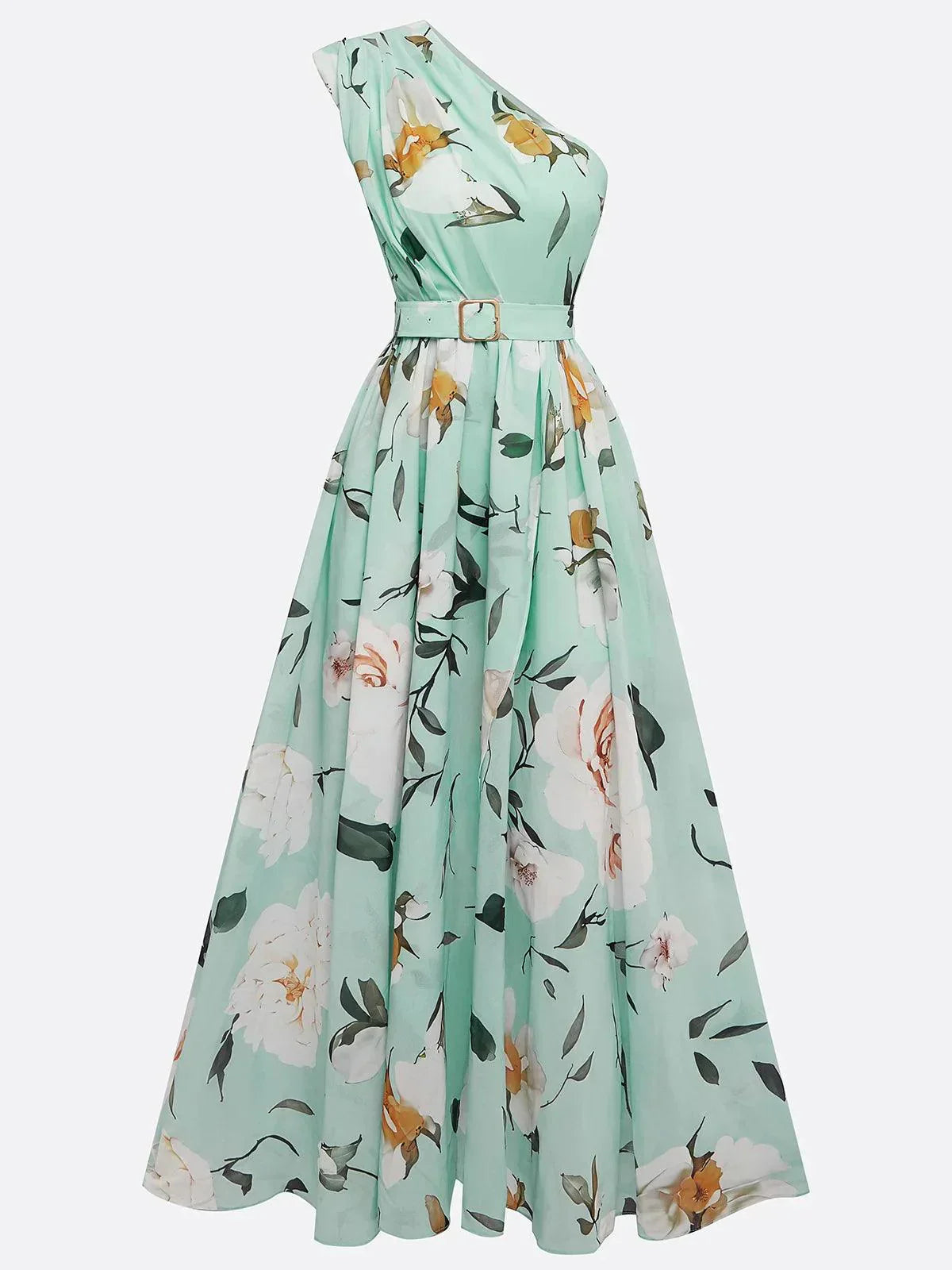 M&H | One-Shoulder Maxi Dress